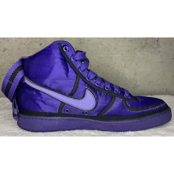 Nike Vandal High Court Mens Purple Satin Sneakers Shoes Size 11.5 | AQ2176-500 - Picture 5 of 9